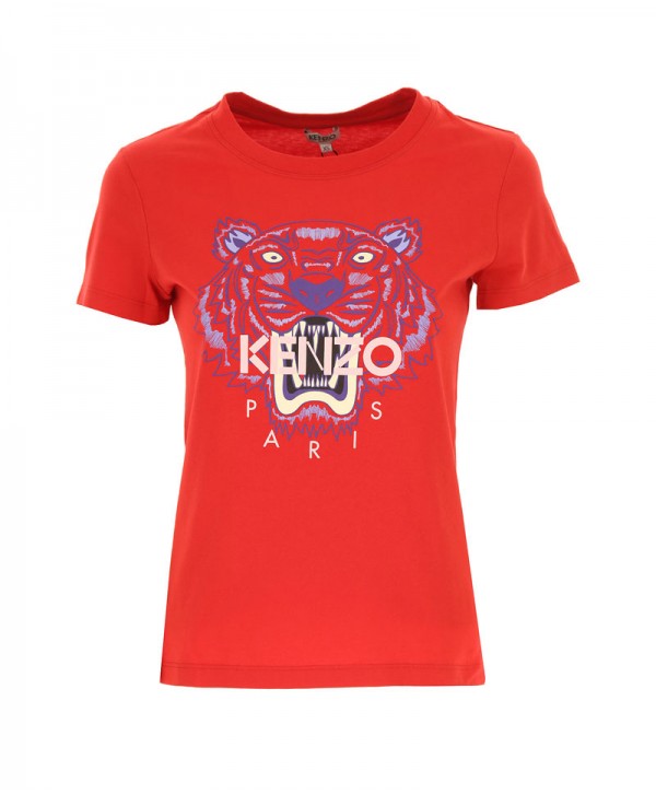 Kenzo Tiger classic T Shirt Medium Red