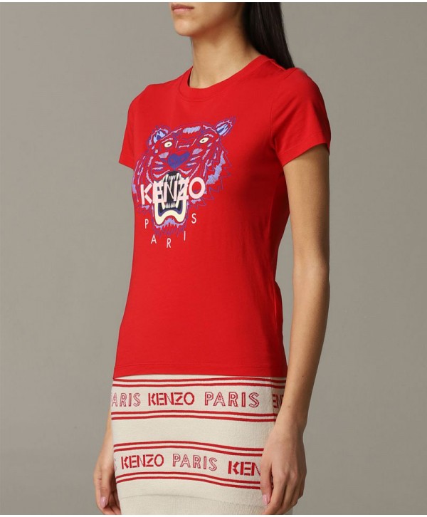 Kenzo Tiger classic T Shirt Medium Red