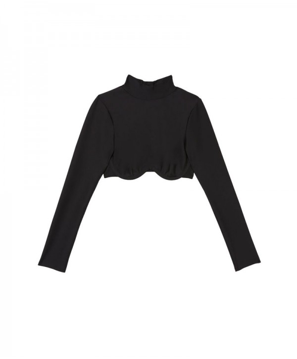 Poupie x undiz long-sleeved bra - black 