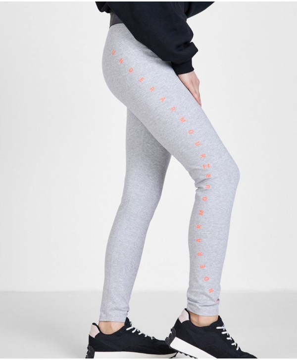 Under Armour Favorite graphic leggings in grey 